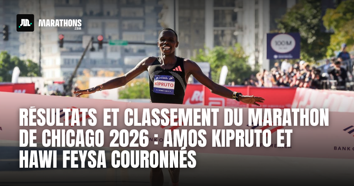 Résultats et classement du Marathon de Chicago 2026 : Amos Kipruto et ...