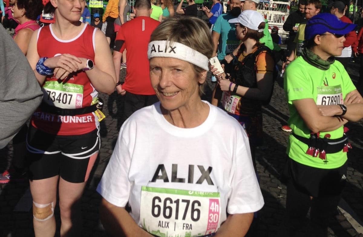 Alix Revenu s’est prise de passion pour le marathon à 41 ans, tombant directement sous le charme du Marathon de Paris, sa ville natale.