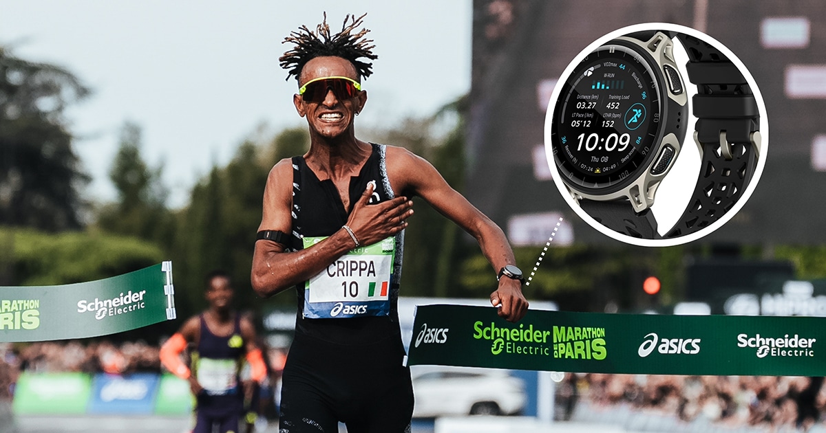 Immersion dans les données Amazfit de Yeman Crippa lors de sa victoire au semi marathon à Naples et au Marathon de Paris 2026.
