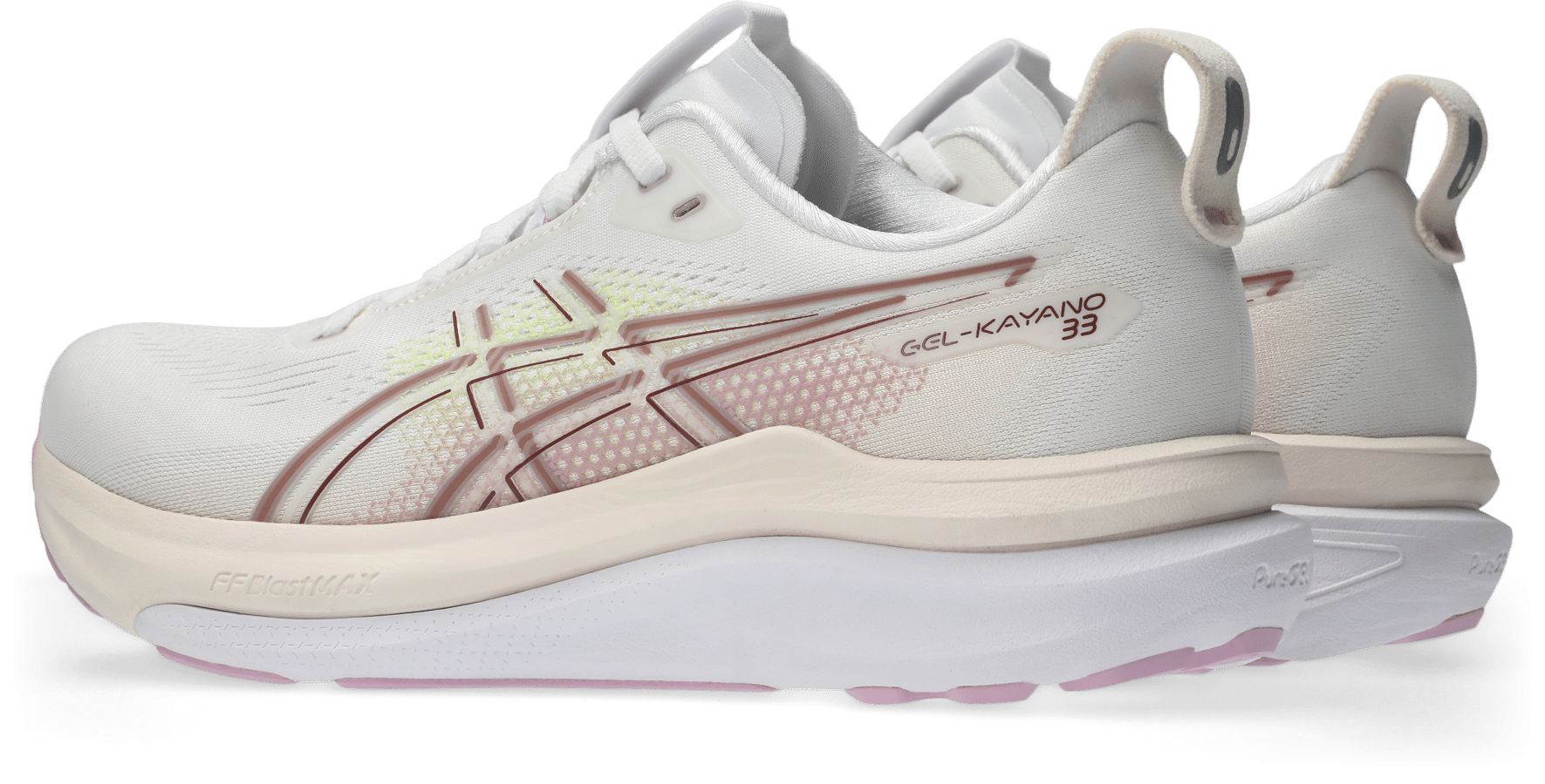 ASICS dévoile la GEL-KAYANO 33, une nouvelle version plus fluide et polyvalente avec une stabilité moins intrusive et un confort encore amélioré.