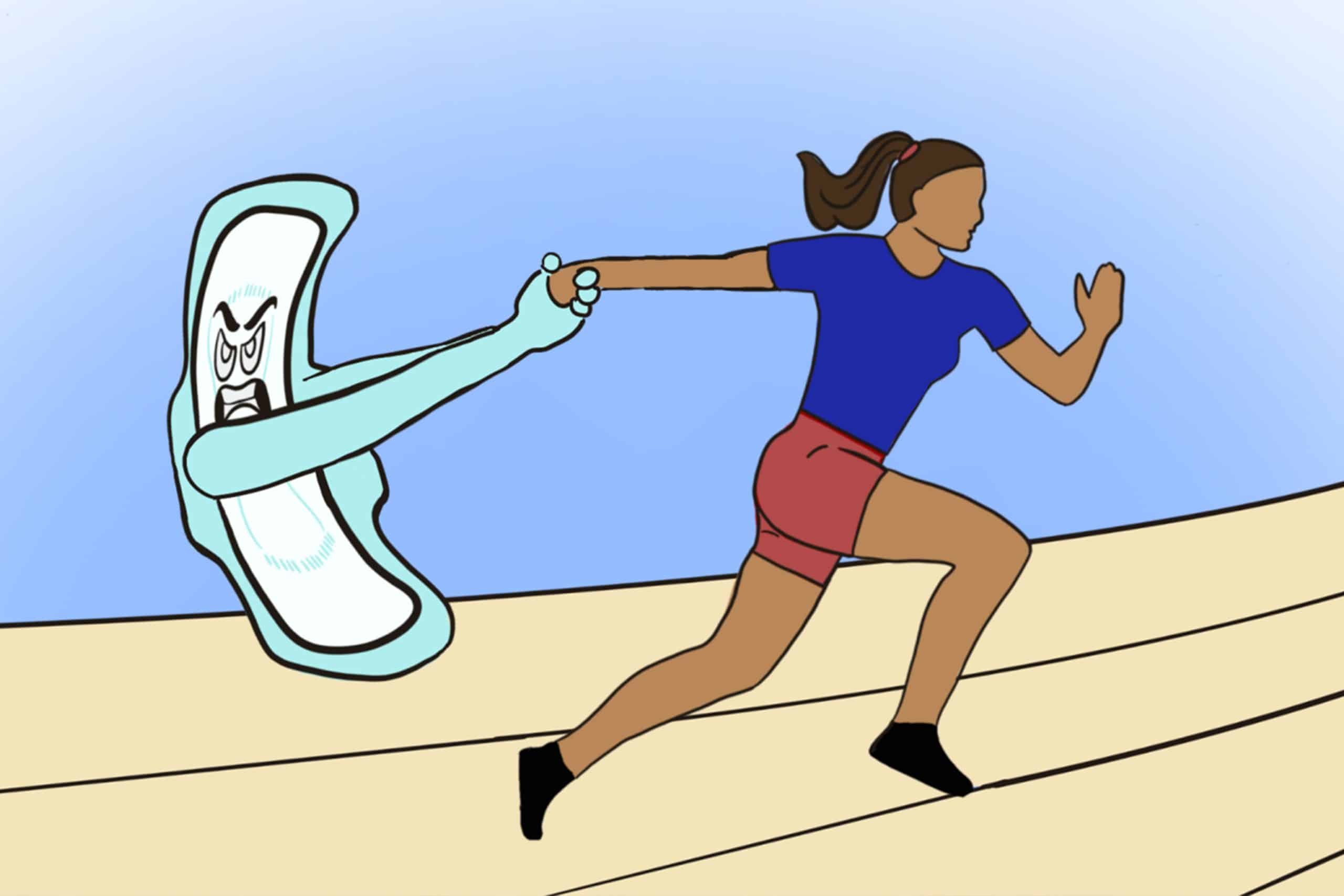 Courir pendant ses règles malgré douleurs et fatigue, l'activité peut soulager et booster le moral. Découvrez ses bienfaits insoupçonnés.