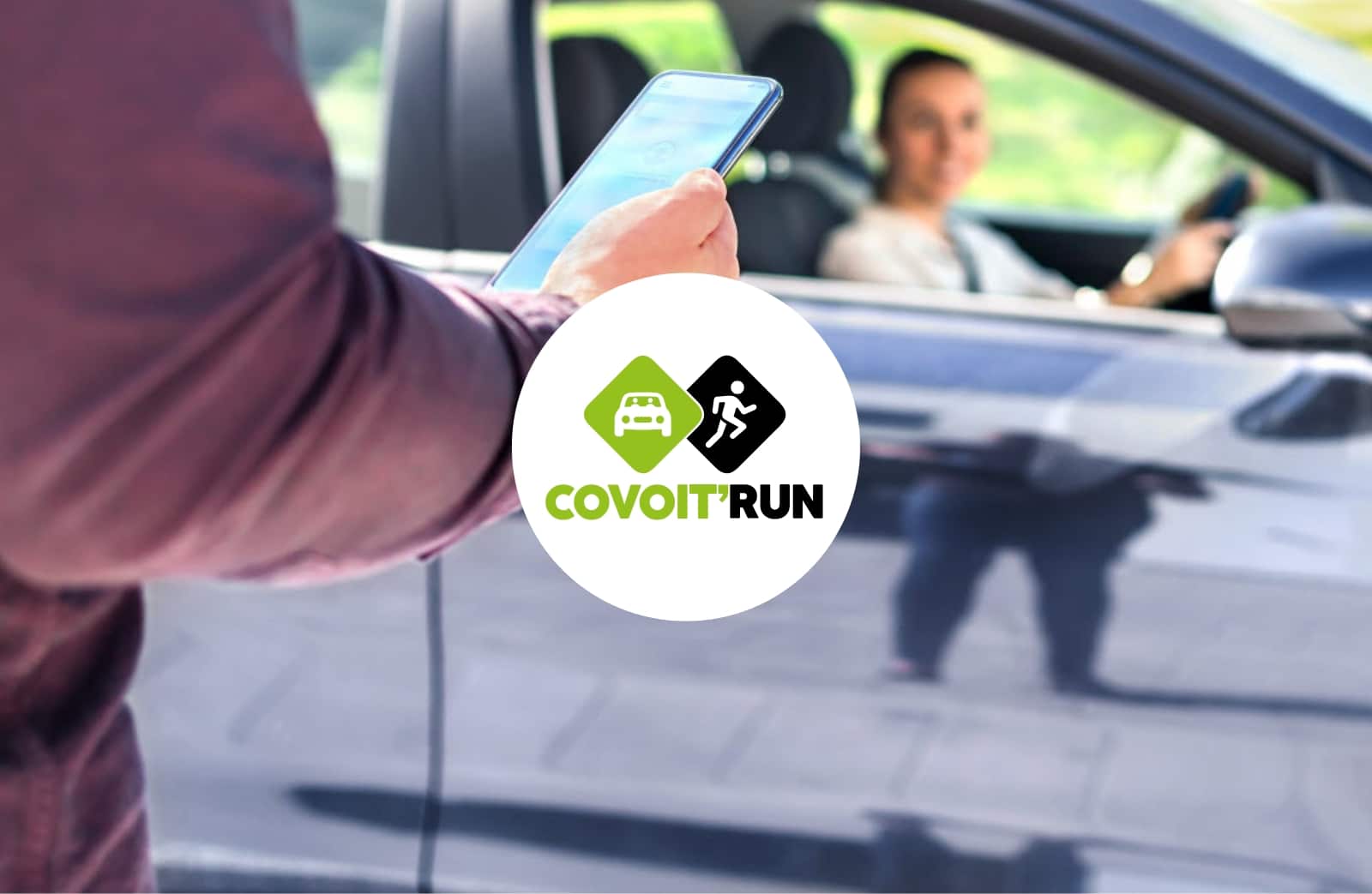 Covoit’run, l’app lancée en mars 2025 pour faciliter le covoiturage vers les courses et réduire l’empreinte carbone des coureurs.