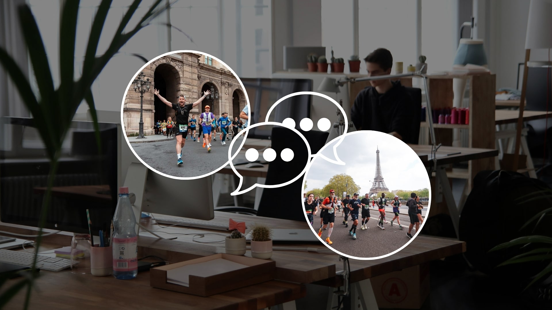 Retour au bureau le lundi post-marathon : jambes lourdes, réunions interminables et sandwichs minis, l’enfer doux-amer des finishers.