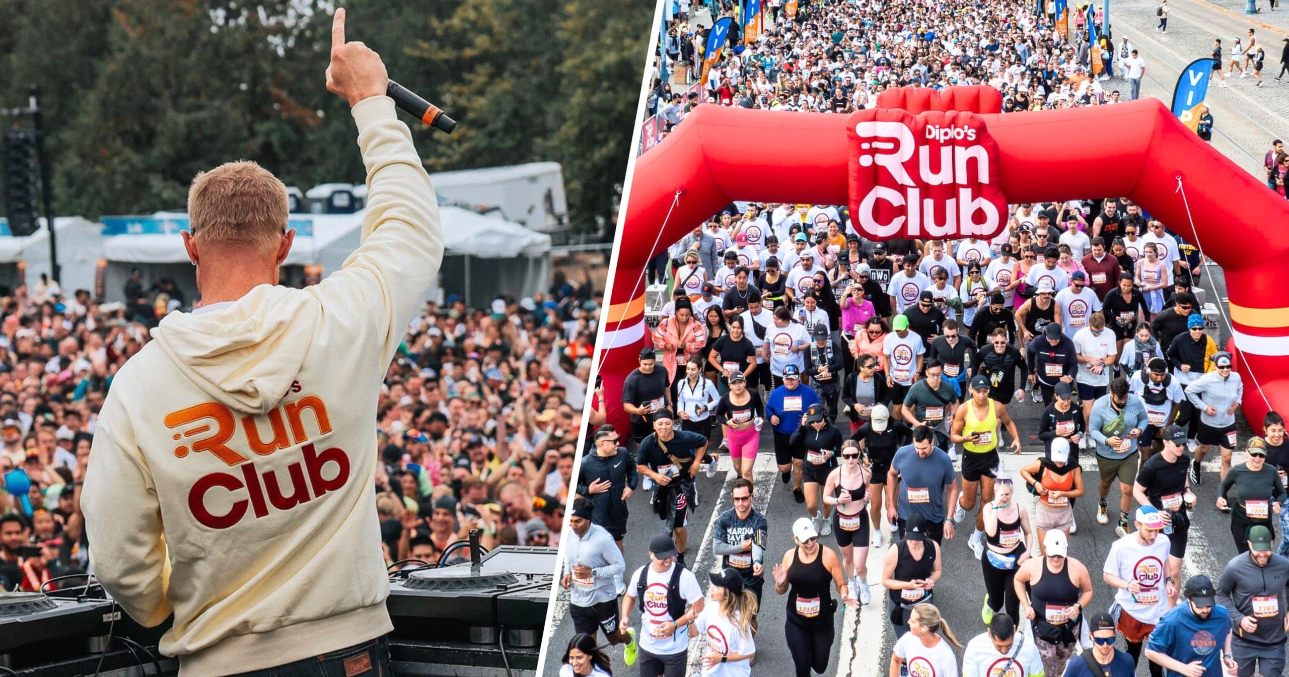 Un 5 km au lever du soleil, quelques milliers de coureurs, des basses qui montent dès la ligne d’arrivée et Diplo derrière les platines. À Miami, le DJ américain a continué de faire vivre le Diplo’s Run Club, un événement hybride entre course populaire et festival électro. Un format made in USA, spectaculaire et assumé, qui interroge aussi la manière dont le running se réinvente, loin des chronos et des standards traditionnels.