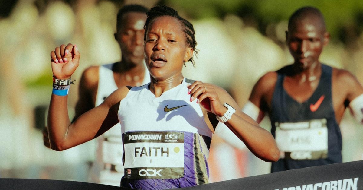 La triple championne olympique kényane Faith Kipyegon a réussi ses débuts sur 10 km avec un chrono de 29'46 au Monaco Run Gramaglia.