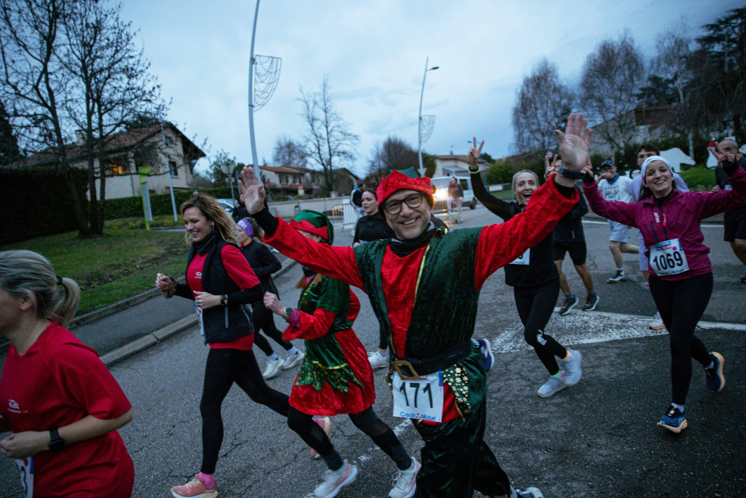 Foulées de Noël by Crédit Mutuel à La Talaudière