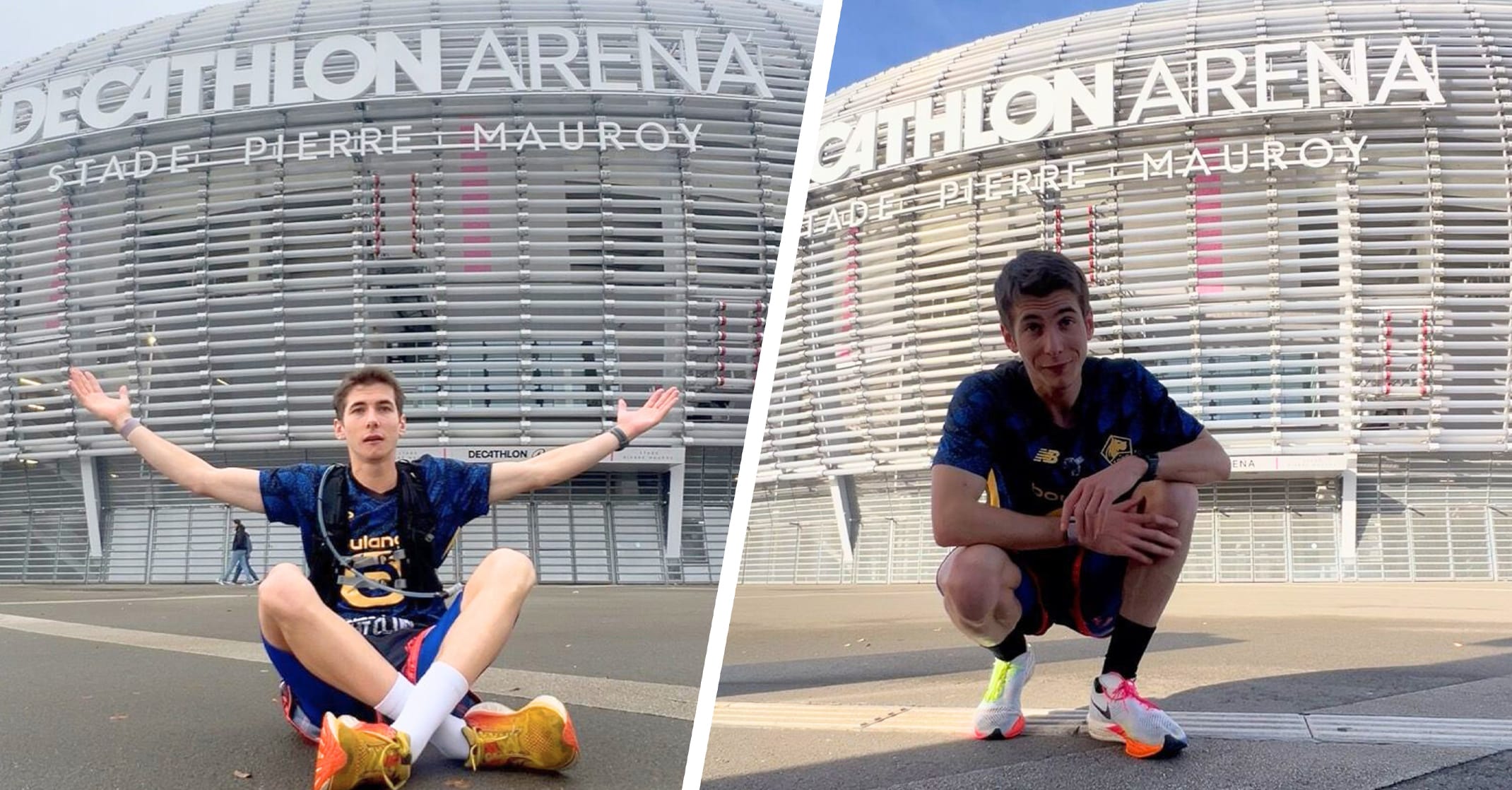 Gaspard Degryse court, après chaque match de Ligue 1, le nombre de buts inscrits par Lille (LOSC) multiplié par dix.