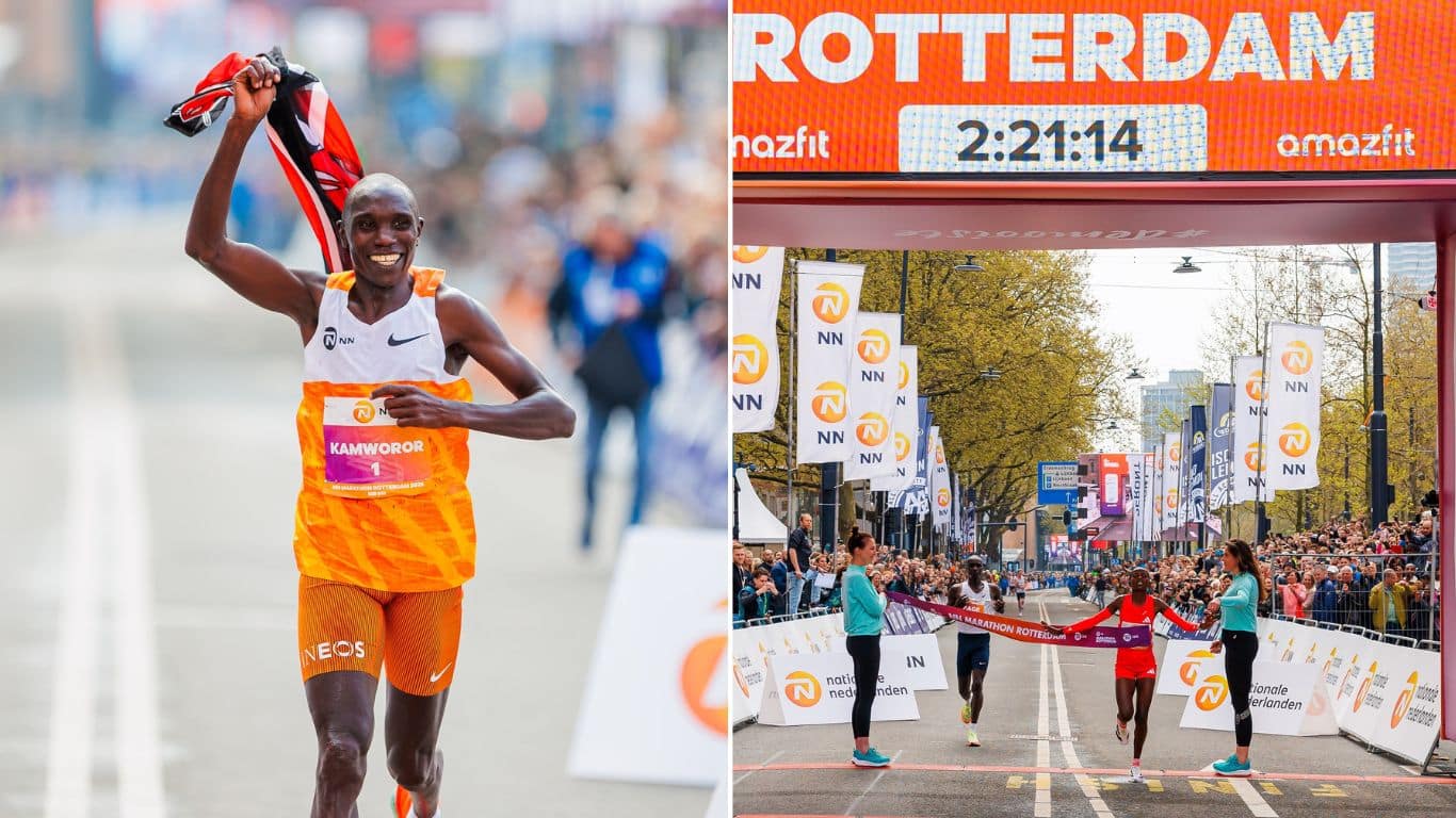 Marathon De Rotterdam Kamworor Et Cherono Triomphent Marathons
