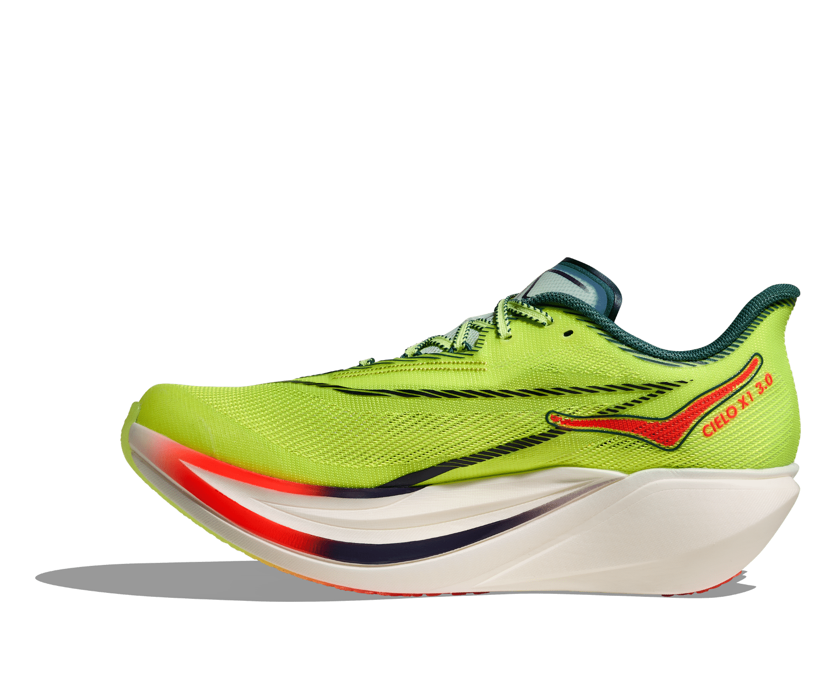 HOKA dévoile la Cielo X1 3.0, sa chaussure carbone la plus légère et la plus agressive à ce jour. Mousse PEBA ultra-réactive, plaque carbone, rocker prononcé et stabilité améliorée : une super-chaussure pensée pour la compétition du 5 km au marathon.