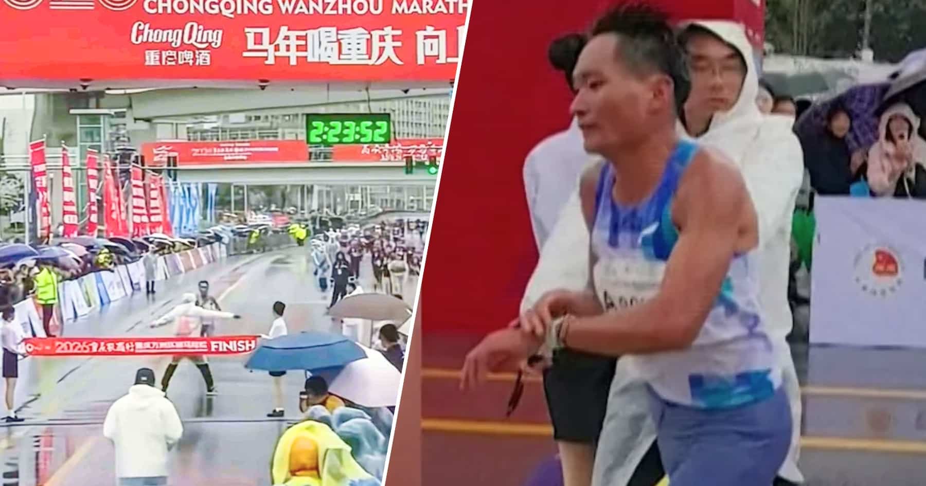 Le jour où la ligne d’arrivée a changé de couloir lors du Marathon de Chongqing