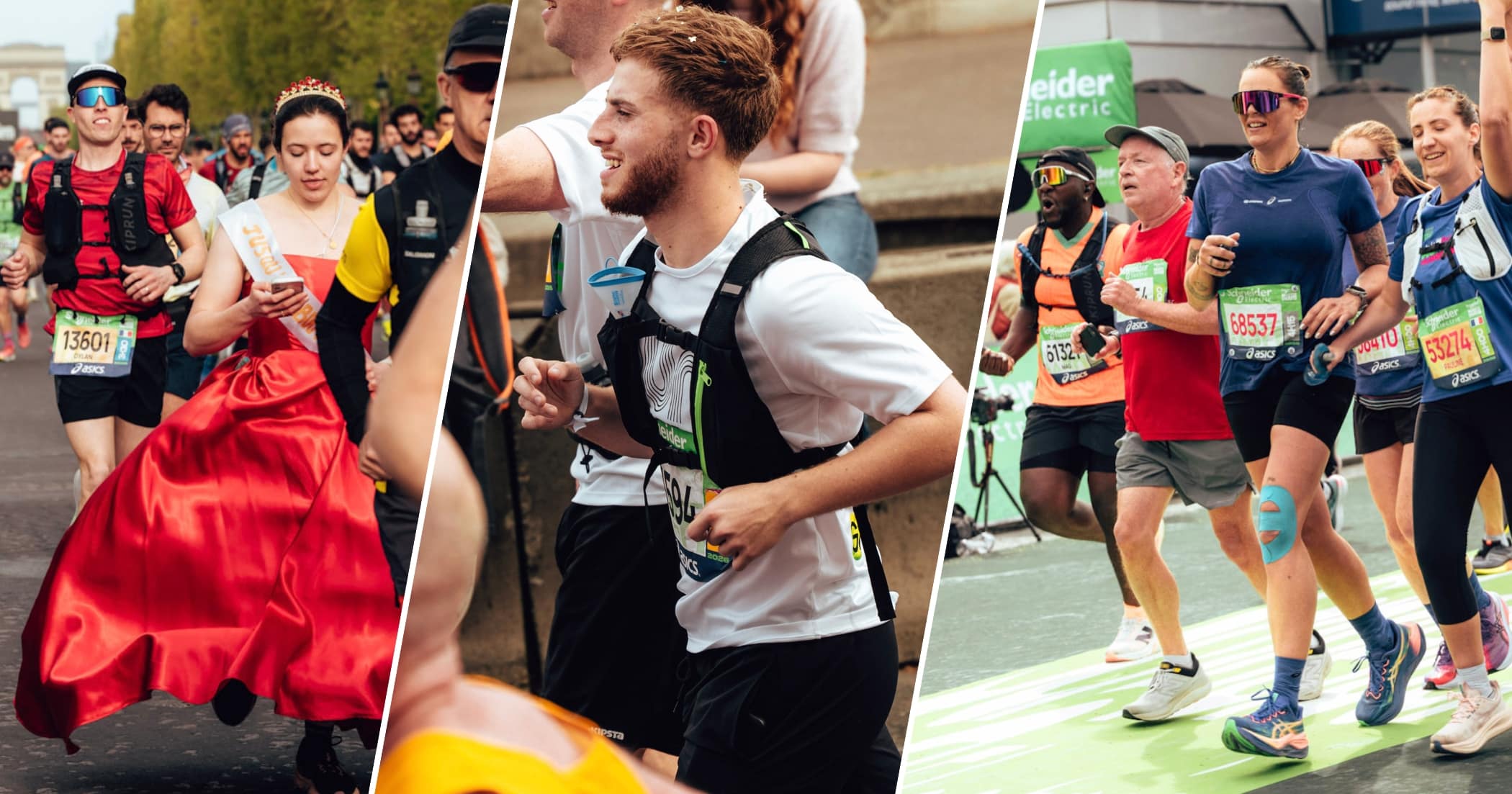 Déguisements, défis improbables, célébrités et histoires fortes : retour sur les moments les plus insolites du Marathon de Paris 2026.