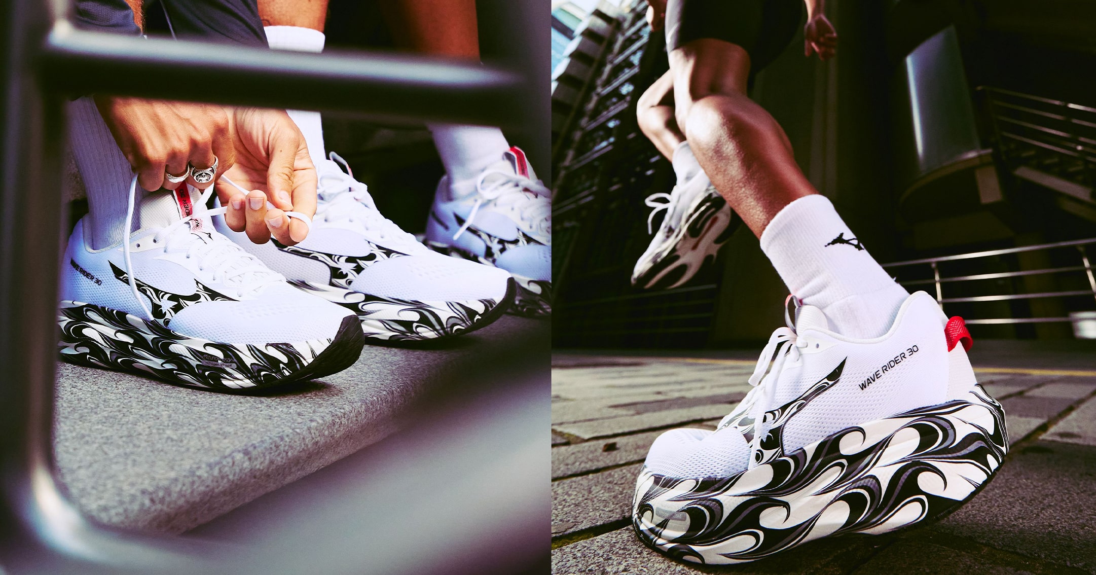 Plus d'amorti, plus de stabilité, plus de fluidité : la Wave Rider 30 embarque une double mousse Enerzy NXT et une plaque Wave sur toute la longueur. La daily trainer Mizuno fait peau neuve dans un design unique.