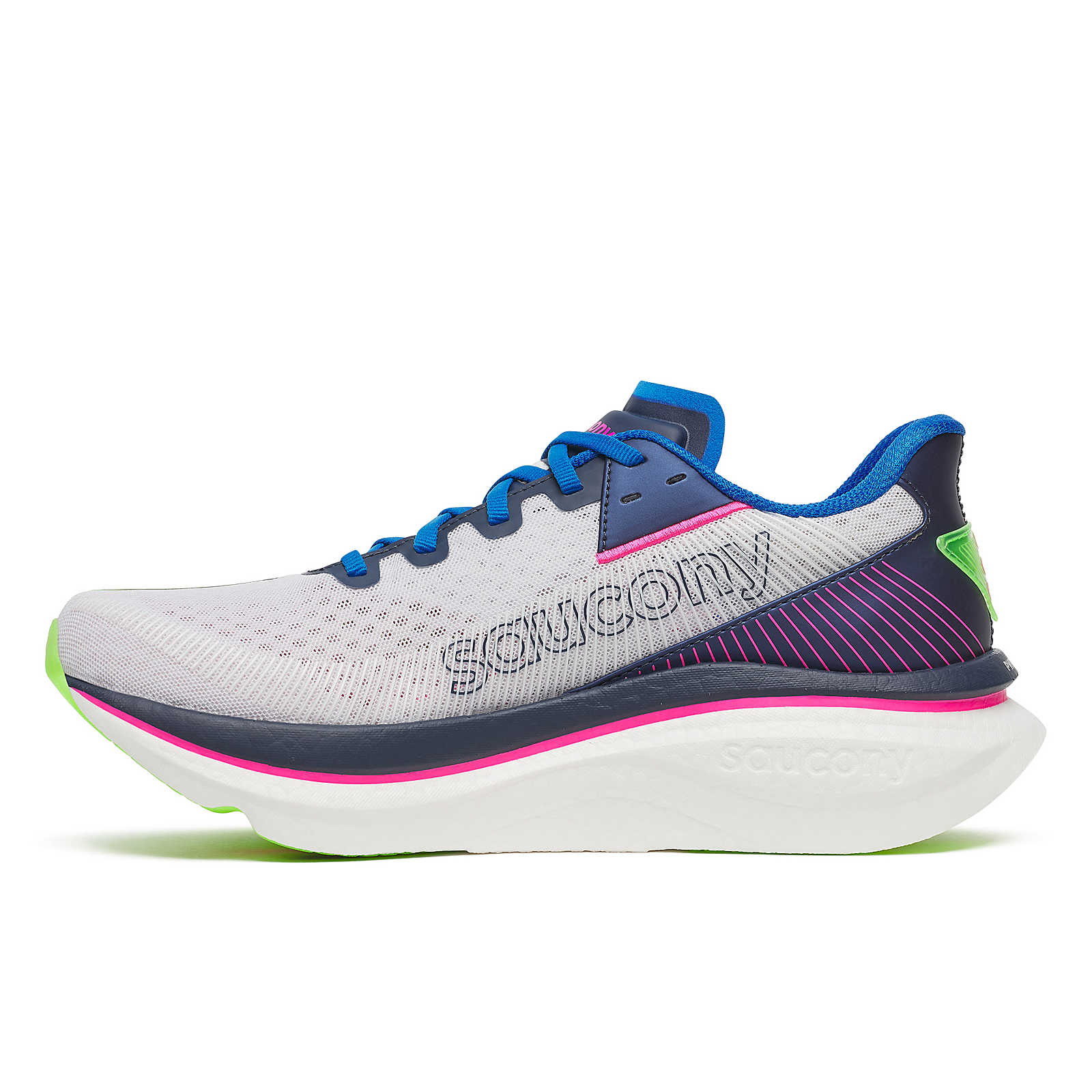 Saucony lance l’Endorphin Azura, une chaussure d'entraînement rapide et polyvalente inspirée de la gamme Endorphin. Mousse PWRRUN PB, rocker Speedroll et légèreté remarquable : une chaussure sans plaque pensée pour courir vite au quotidien, avec un excellent rapport performance/prix.