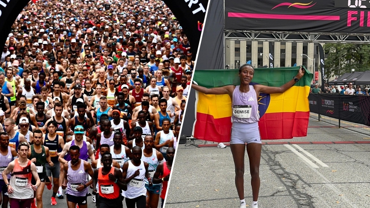 Résultats du Marathon de Toronto 2025 : Leonard Langat et Shure Demise s’imposent, Ben Flanagan et Rachel Hannah sacrés champions du Canada.