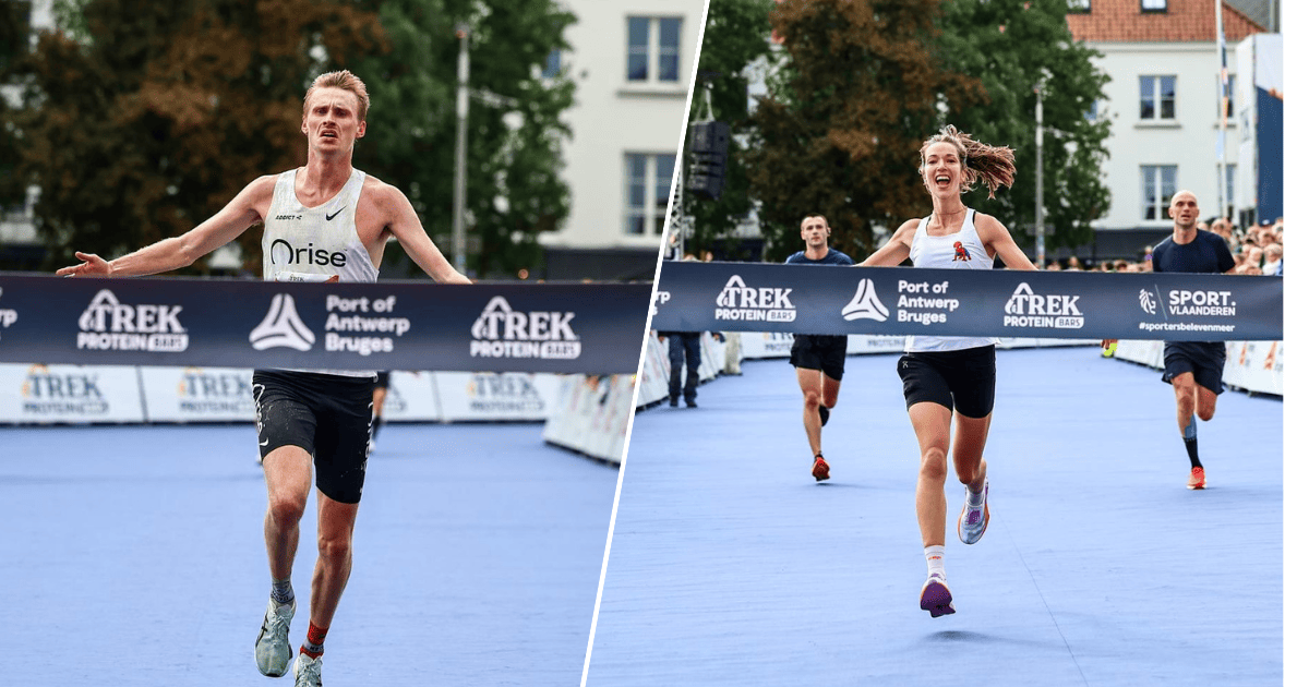 Marathon d'Anvers : Nicolas Saké et Loes Rönne éblouissants