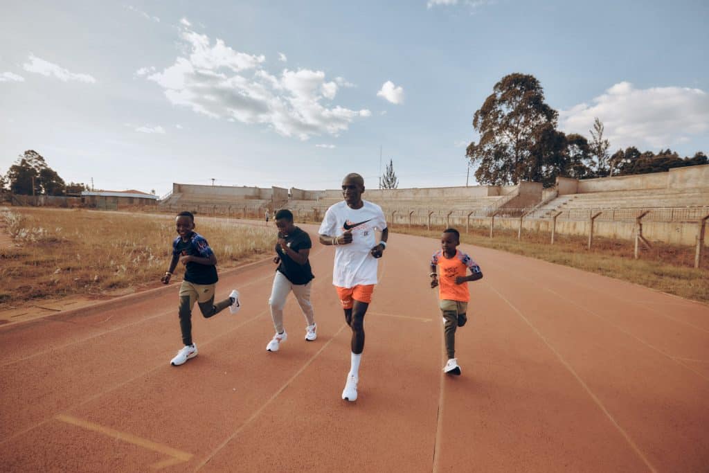 Eliud Kipchoge au Kenya